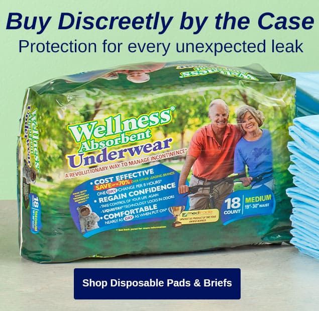 Disposable Pads & Briefs - Keep feeling confident with protection for every unexpected leak