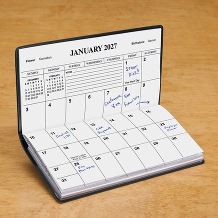 Black Personalized 2 Year Planner-342135