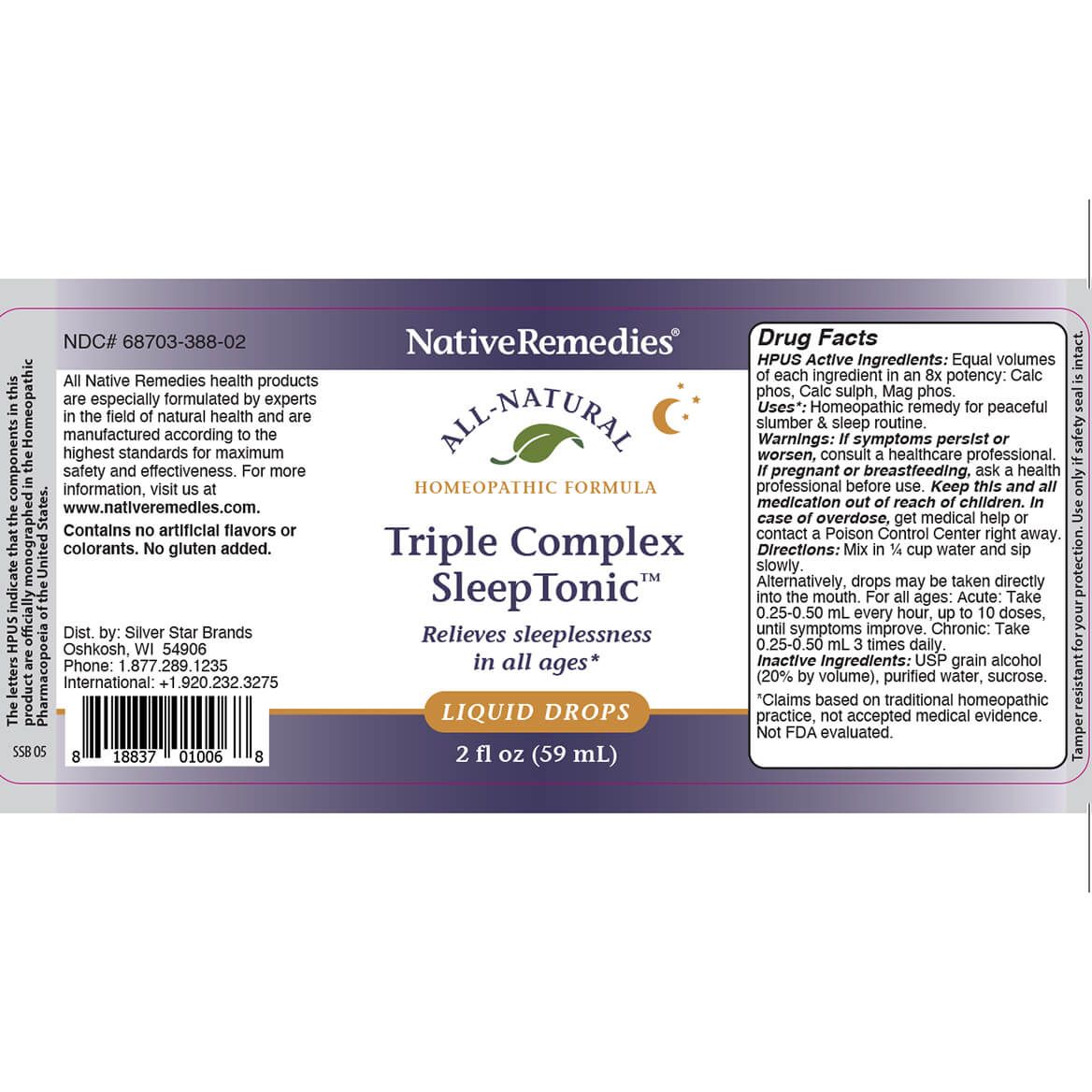 NativeRemedies® Triple Complex Sleep Tonic™-350103