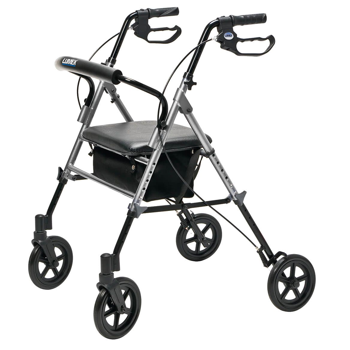 Lumex Walkabout Wide Height-Adjustable Rollator-352816
