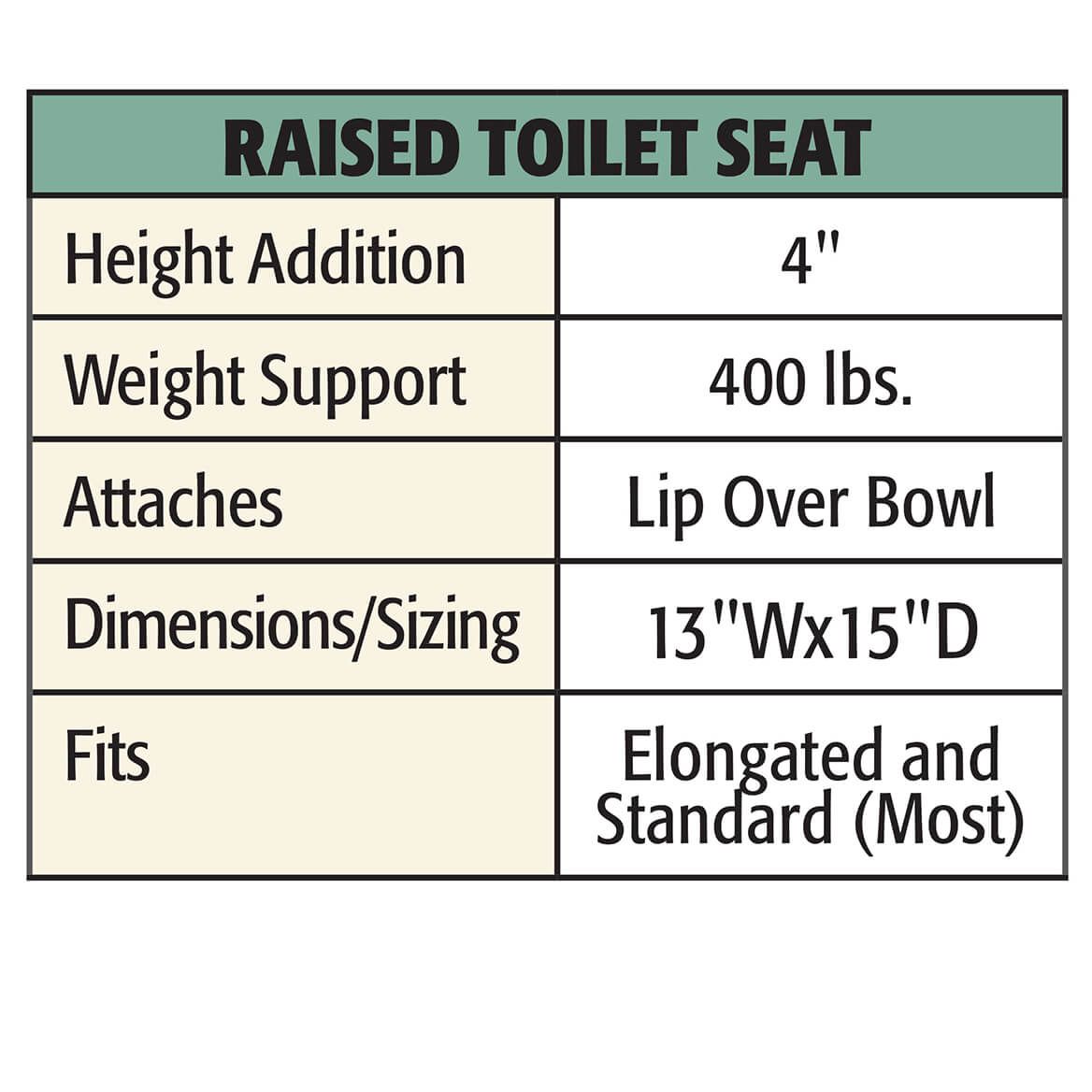 Raised Toilet Seat-352977
