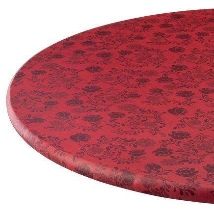 The Kathleen Vinyl Elasticized Table Cover By Home-Style Kitchen™-358486