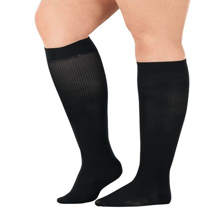 Silver Steps™ Wide Calf Compression Socks, 8–15 mmHg-358893