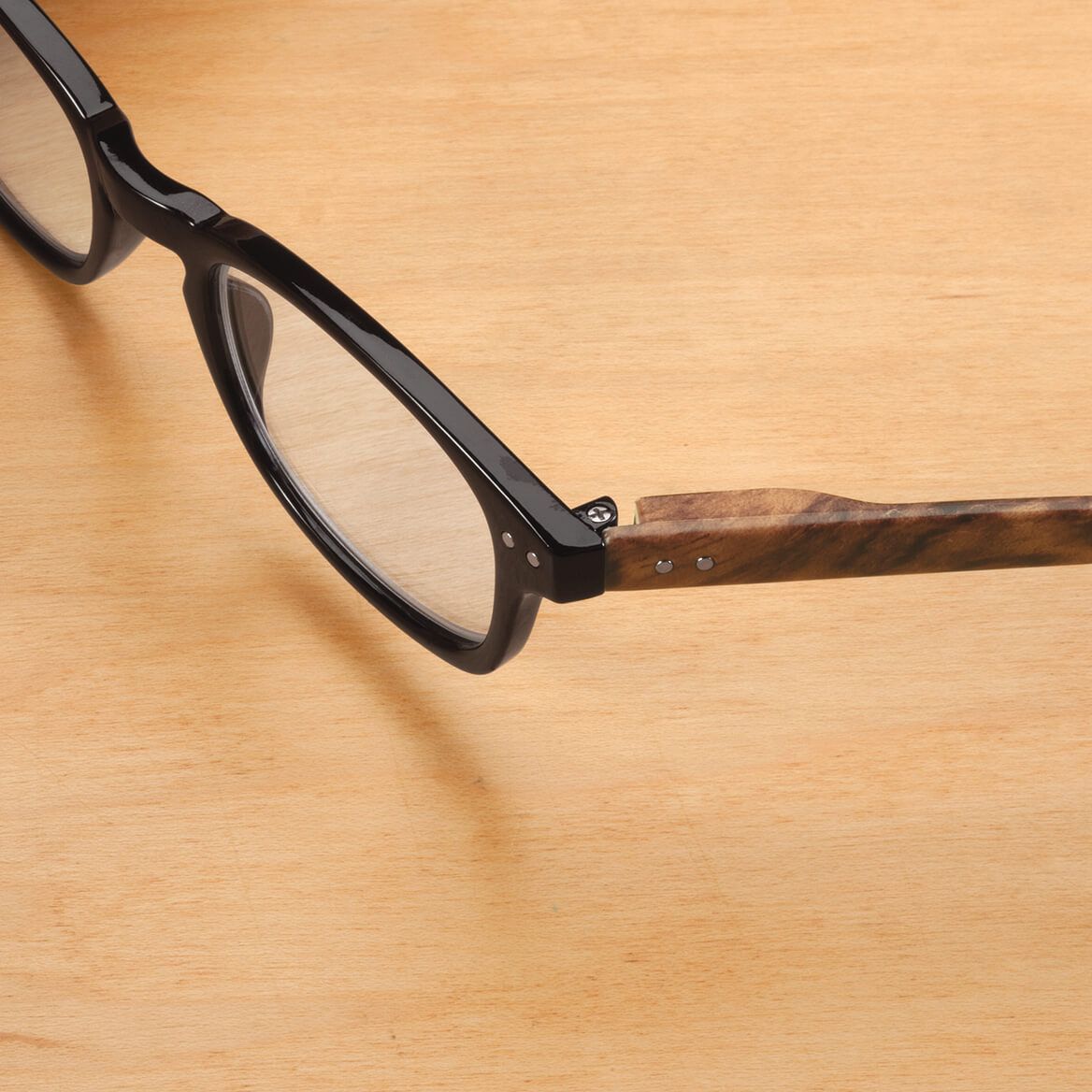 Reading Glasses with Wood Grain Bows, 2 Pair-361737