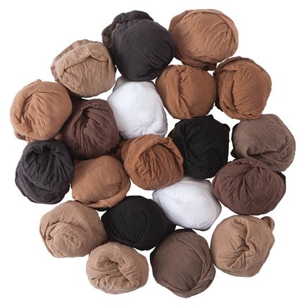 Nylon Knee Highs, Set of 20 Pairs-367416