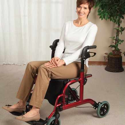 Rollator and Transport Chair Combo-367537