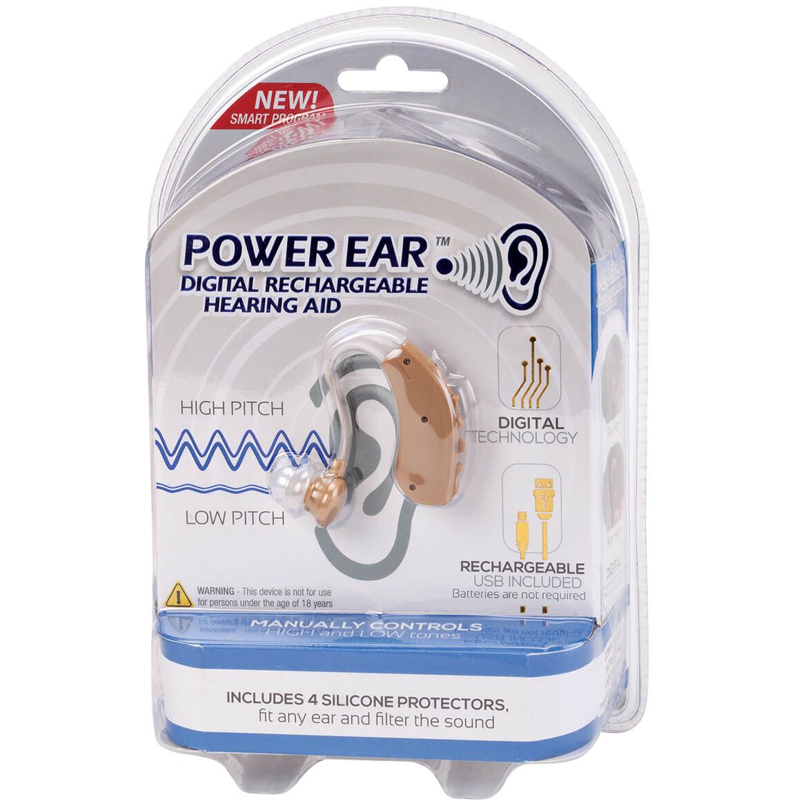 Power Ear™ Digital Rechargeable Hearing Aid-369214
