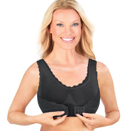 Lovely Lace Front Hook Bra-369764