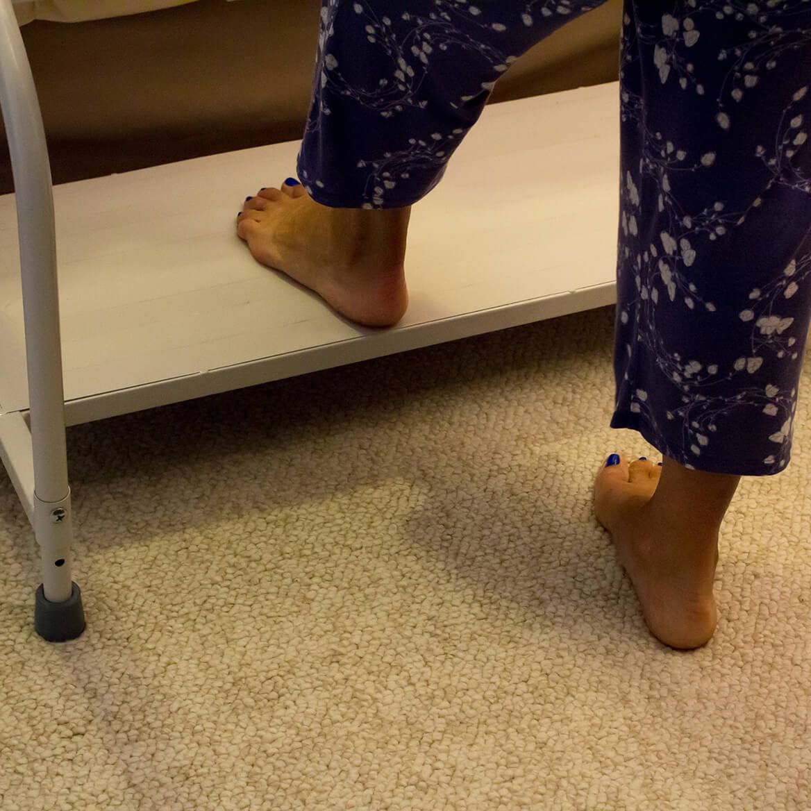 Step2Bed™ Adjustable Height Bed Step Stool with LED Light-370598