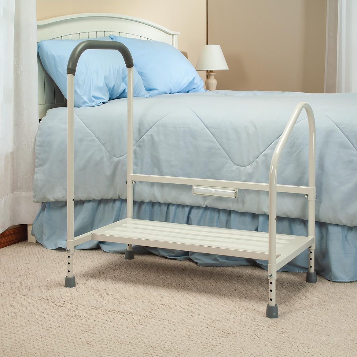 Step2Bed™ Adjustable Height Bed Step Stool with LED Light-370598