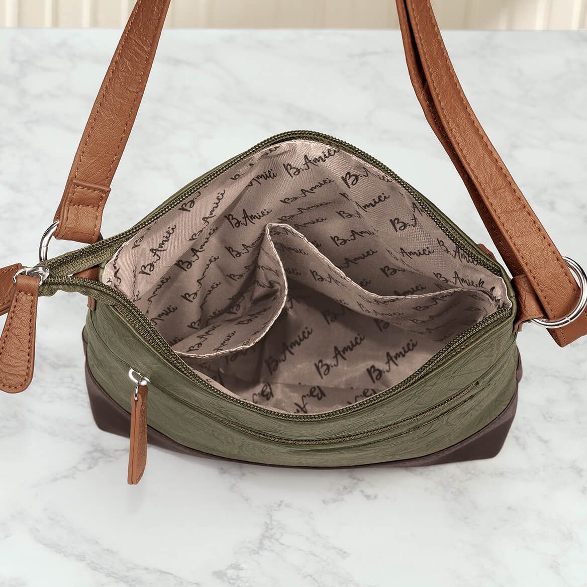 B.Amici™ Francesca RFID Lockport Crossbody Bag-372213