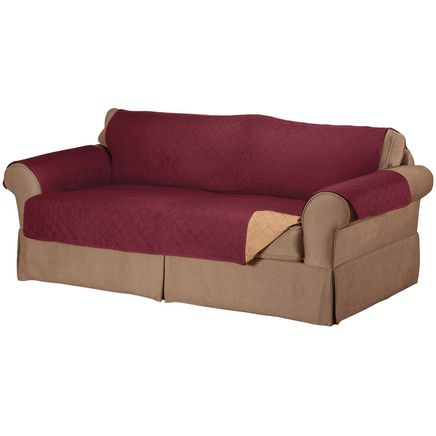 Microfiber Reversible Sofa Cover by OakRidge™-372558