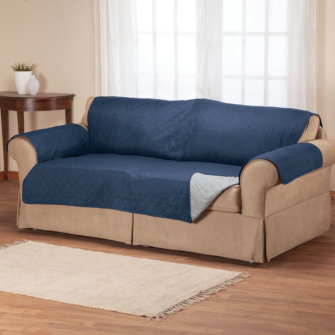 Microfiber Reversible Sofa Cover by OakRidge™-372558