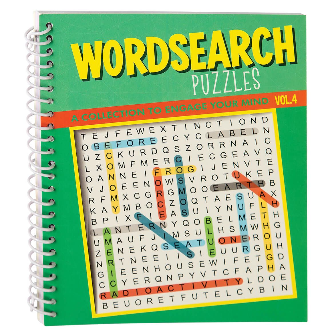 Wordsearch Puzzle Spiral Books, Vol. 3 and 4, Set of 2-372572