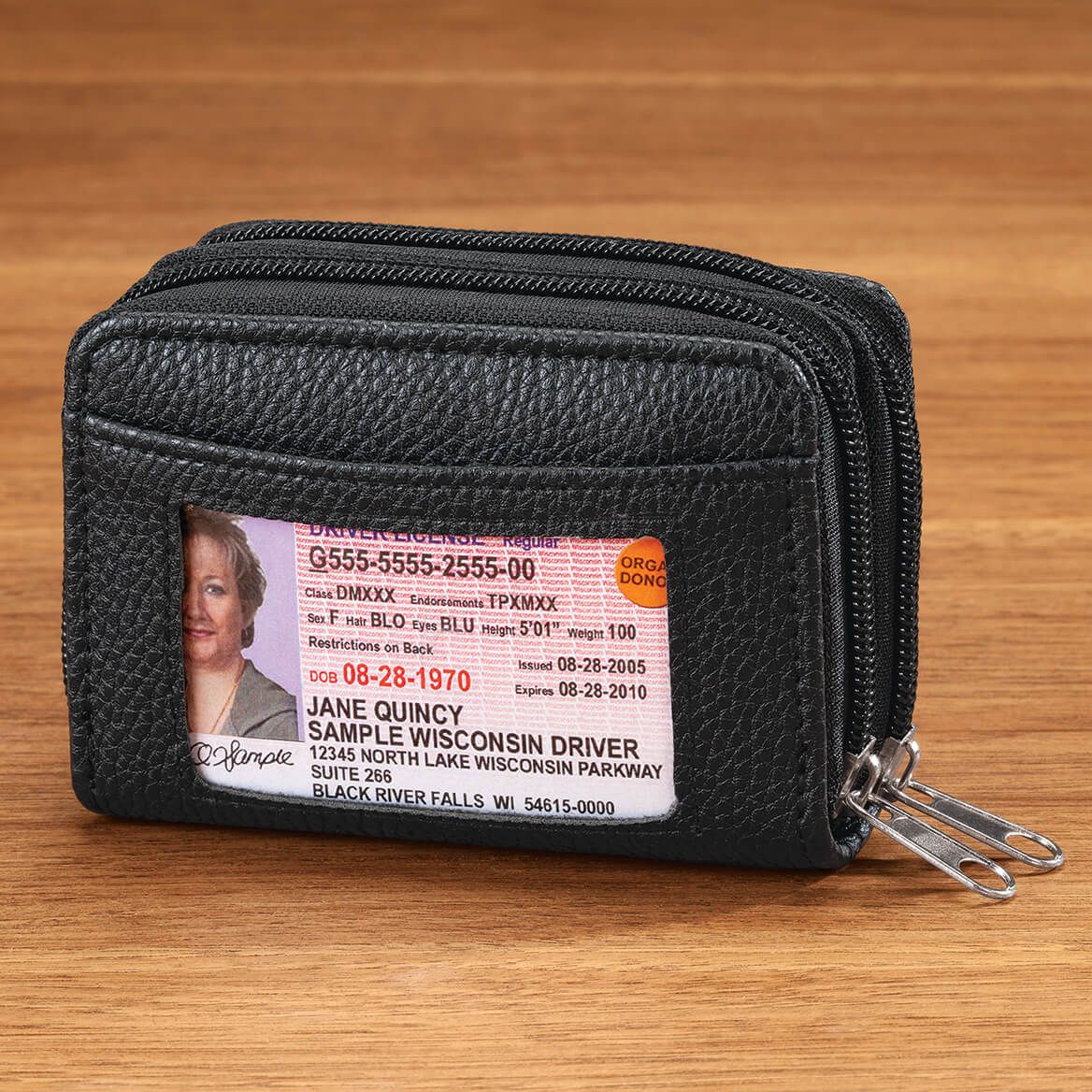 RFID Zip Around Wallet-372704