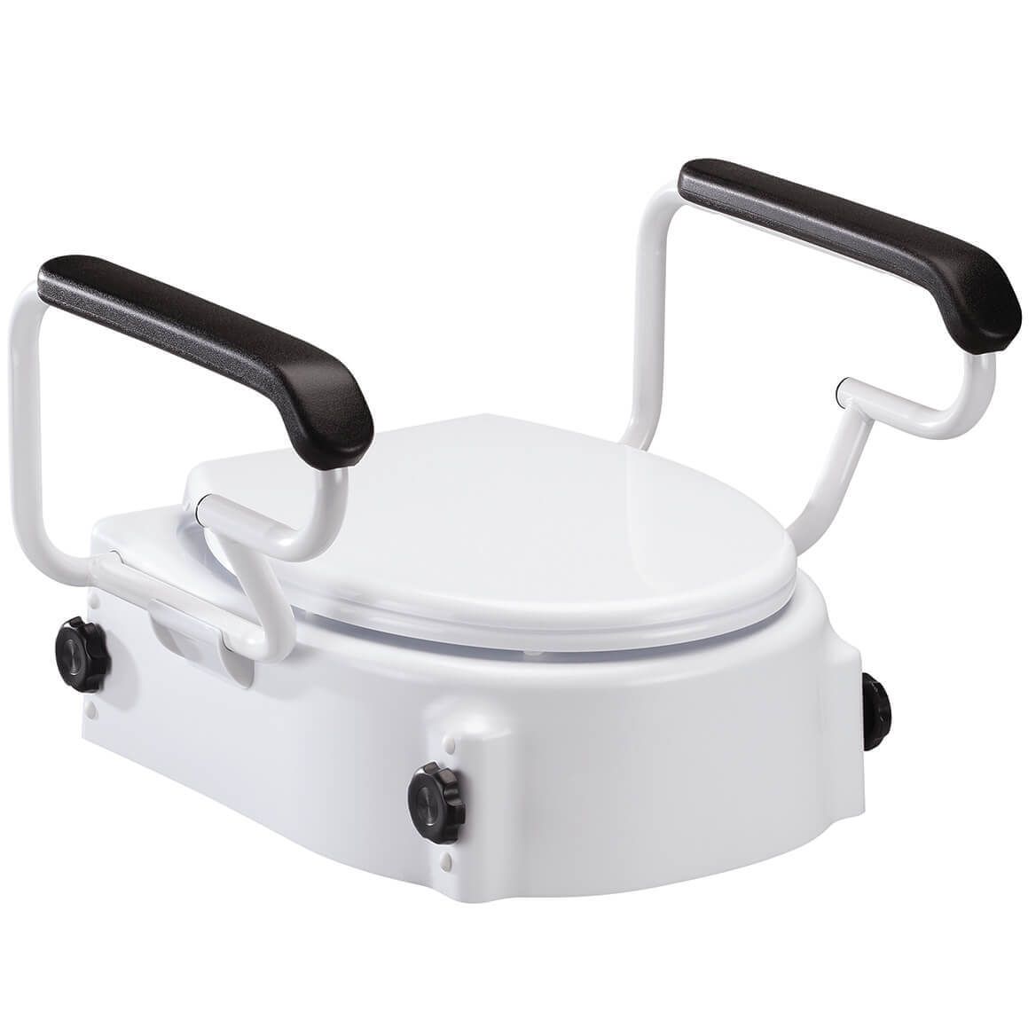 LivingSURE™ Adjustable Raised Toilet Seat with Arms-372965
