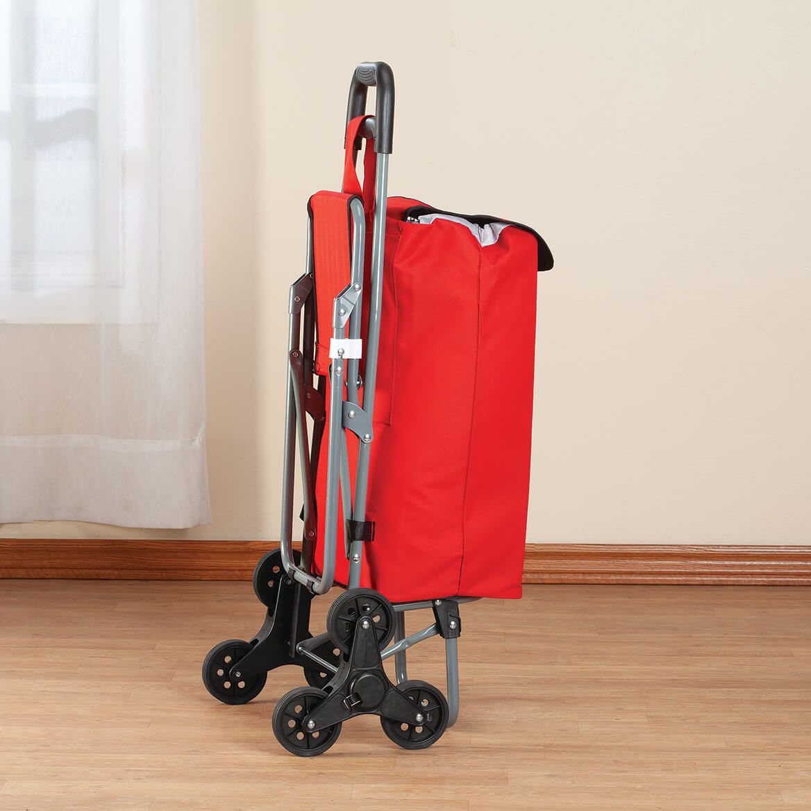 Tri Wheel Shopping Cart with Foldable Seat-373592