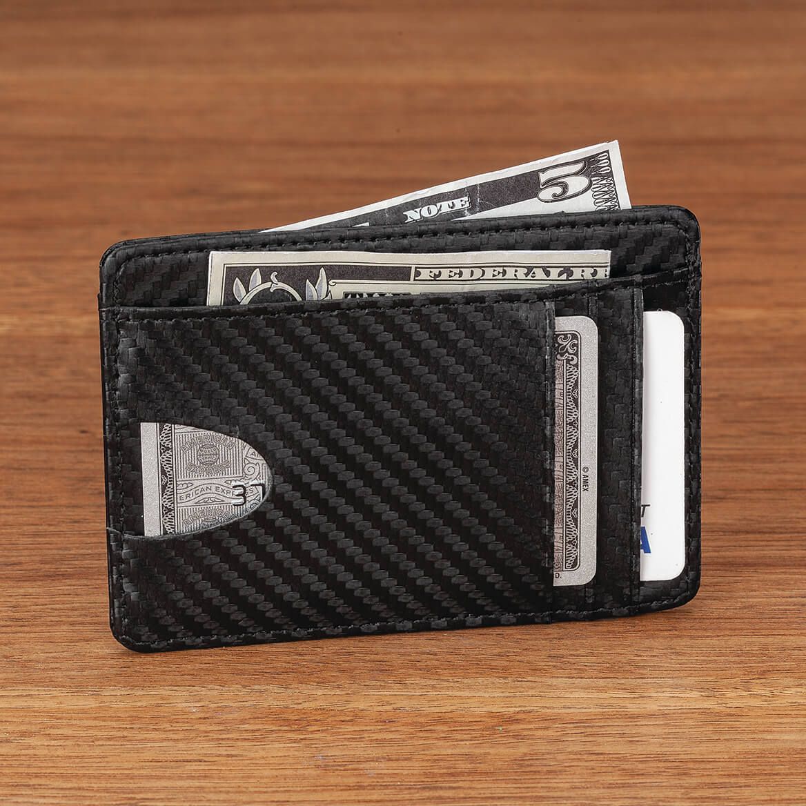 JaxsonCade™ Carbon Fiber RFID Wallet-373750