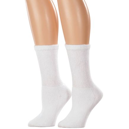 Silver Steps™ Cool & Dry Crew Cut Diabetic Socks, 3 Pair-374142