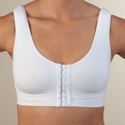 Adjustable Seamless Front Hook Comfort Bra-374159