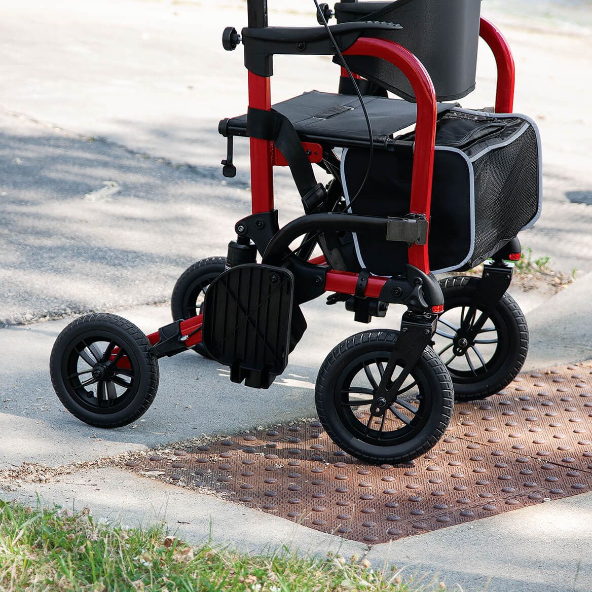 LivingSURE™ Rollator Walker and Transport Wheelchair Combo-374393