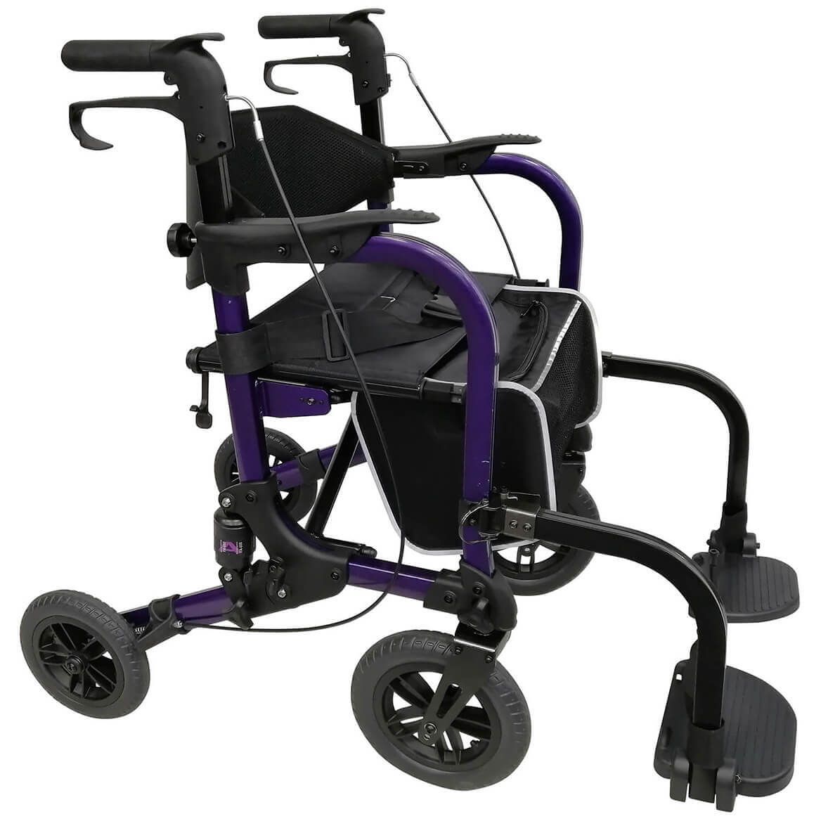 LivingSURE™ Rollator Walker and Transport Wheelchair Combo-374393