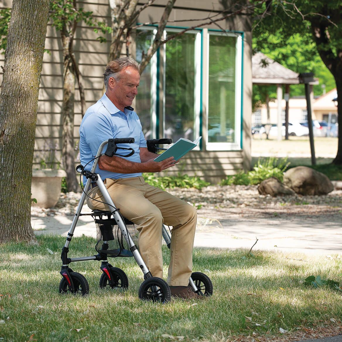 LivingSURE™ Ultra-Lite Folding Rollator-374394