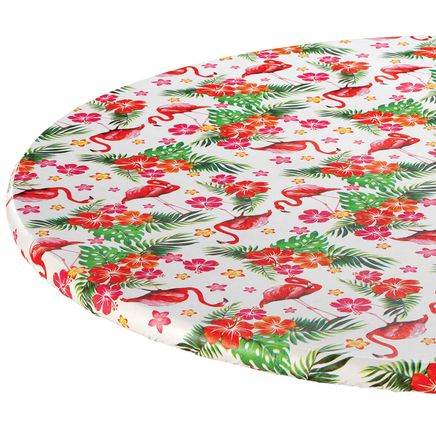 Flamingo Fun Elasticized Table Cover By Chef's Pride™-374596