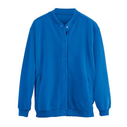 Women's Snap-Front Fleece Knit Jacket-375667
