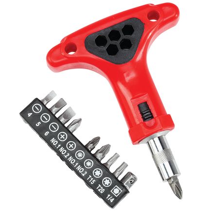 T-Handle Ratchet Driver Set By LivingSURE™-376560