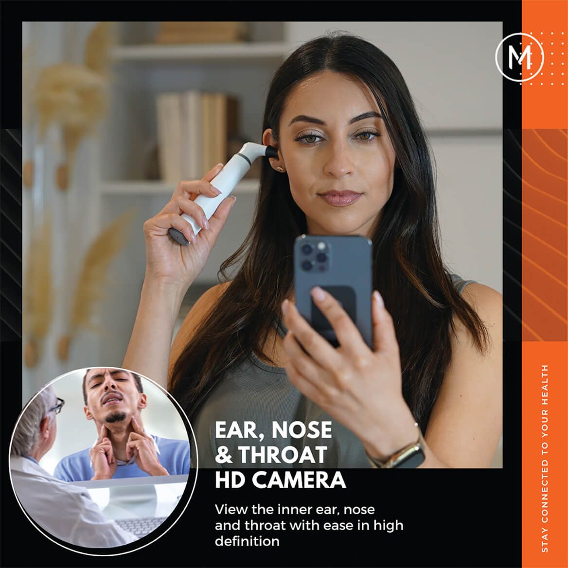 Wireless Otoscope Camera for Ear, Nose and Throat-376799