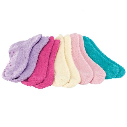 Cloud Soft Socks with Grippers, 5 Pairs by Silver Steps™-376856