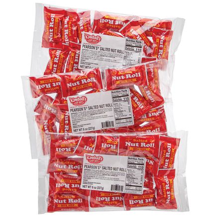 View product details for Pearson's® Mini Nut Rolls, 8 oz., Set of 3