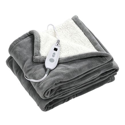 View product details for Ultra-Soft Plush Sherpa Digital Heated Throw By OakRidge™