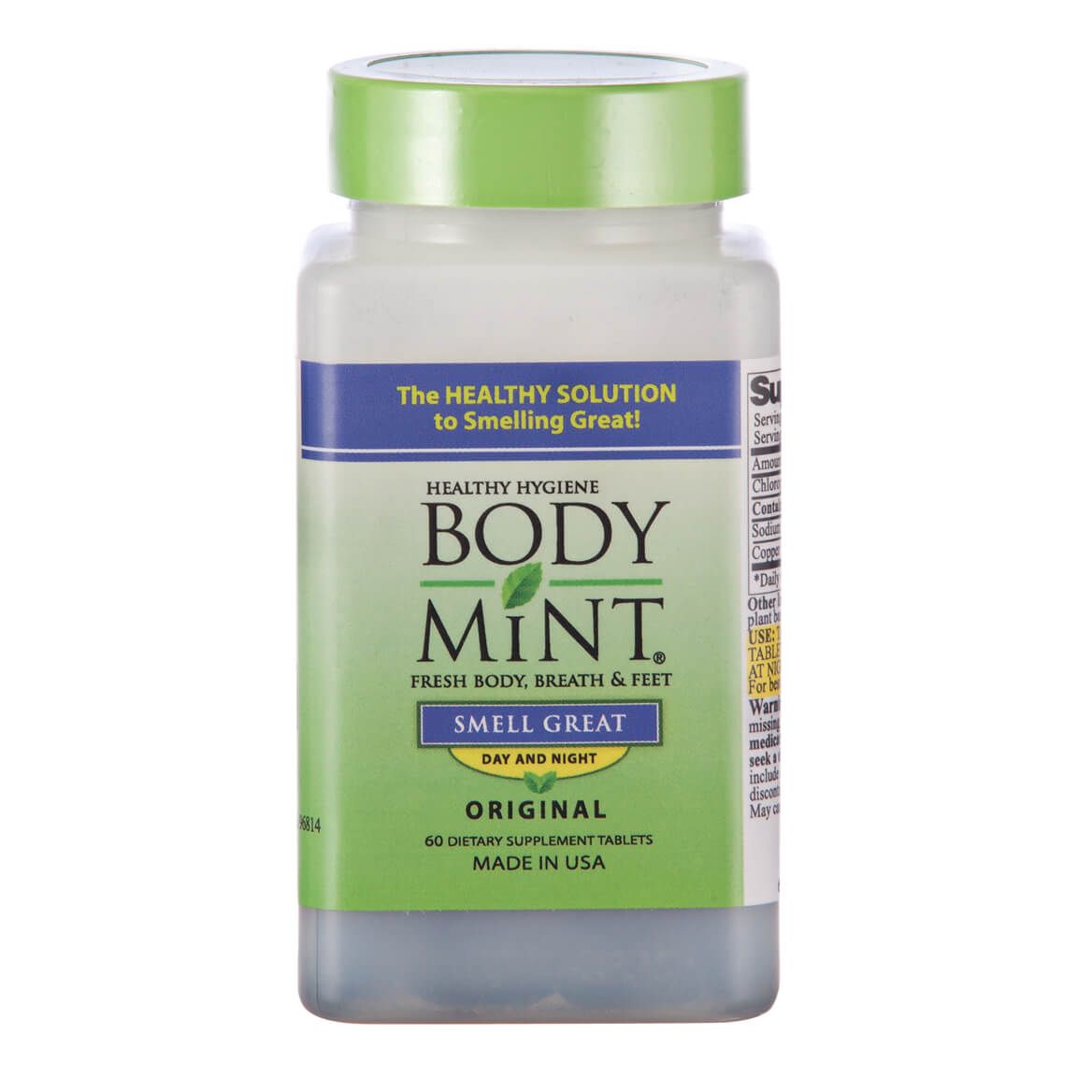Body Mint® Body Odor Pill - 60 Tablets + '-' + 303425