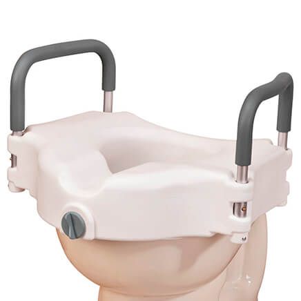 Locking Raised Toilet Seat with Arms-344447