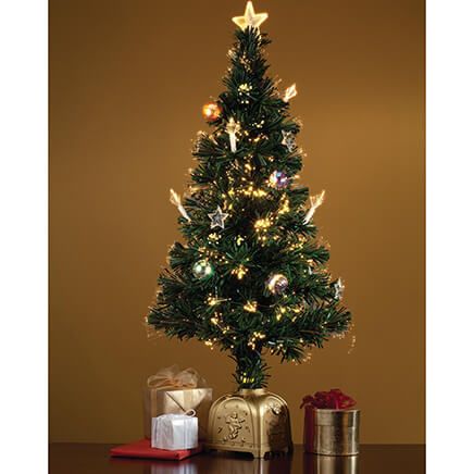 View product details for 3' Musical Spinning Fiber Optic Tree by Holiday Peak™
