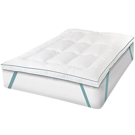 Soft-Tex™ 3” Memory Foam and Fiber Bed Mattress Topper-350083