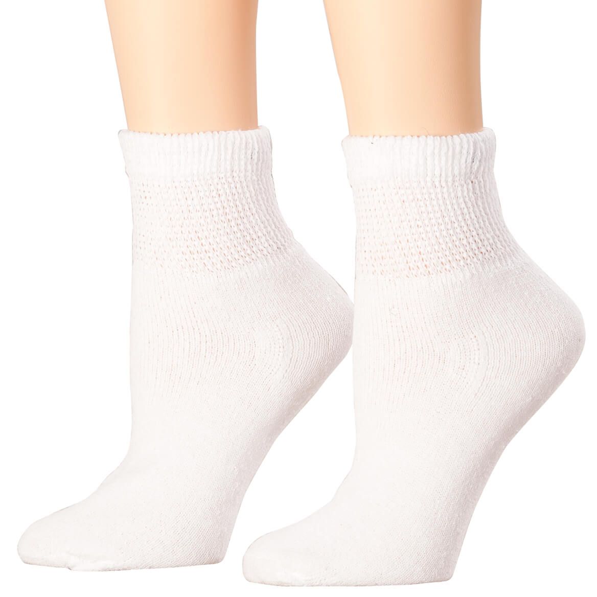 Silver Steps™ 3 Pack Quarter Cut Diabetic Socks + '-' + 355183