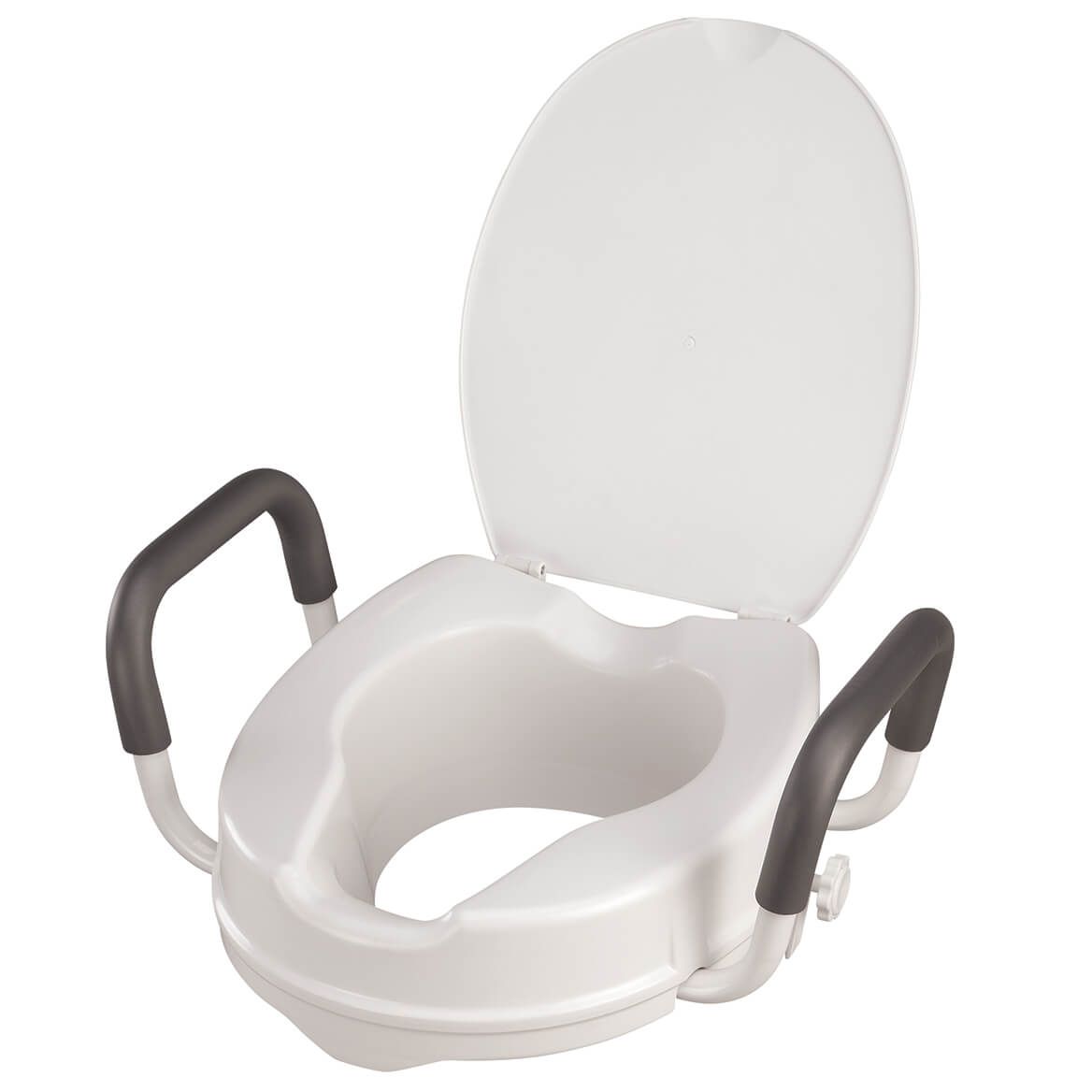4" Toilet Seat with Arms and Lid + '-' + 357861