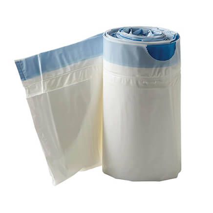 Commode Liners with Absorbent Pad, Box of 12-358003