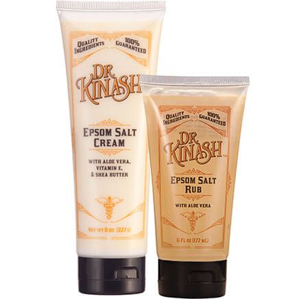 Dr. Kinash™ Epsom Salt Cream 8 oz. and Epsom Salt Rub 6 oz.-368914