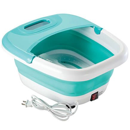 Collapsible Massaging Heated Foot Spa-369186