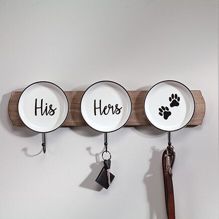 His, Hers, Paws Leash and Key Holder-369294