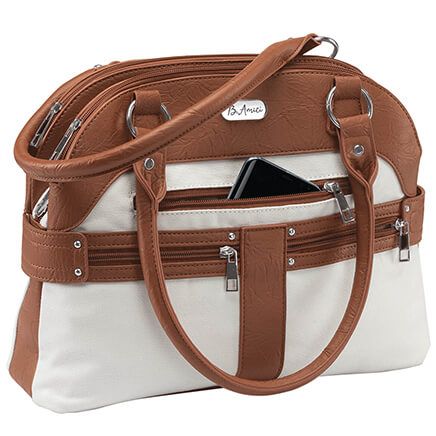 B.Amici™ Amelia RFID Dome Satchel-369380