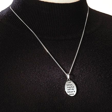 Personalized Miss You Oval Necklace-369411