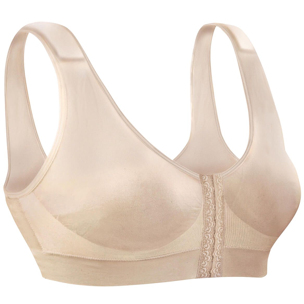 Seamless Front Hook Padded Comfort Bra – 3 Colors