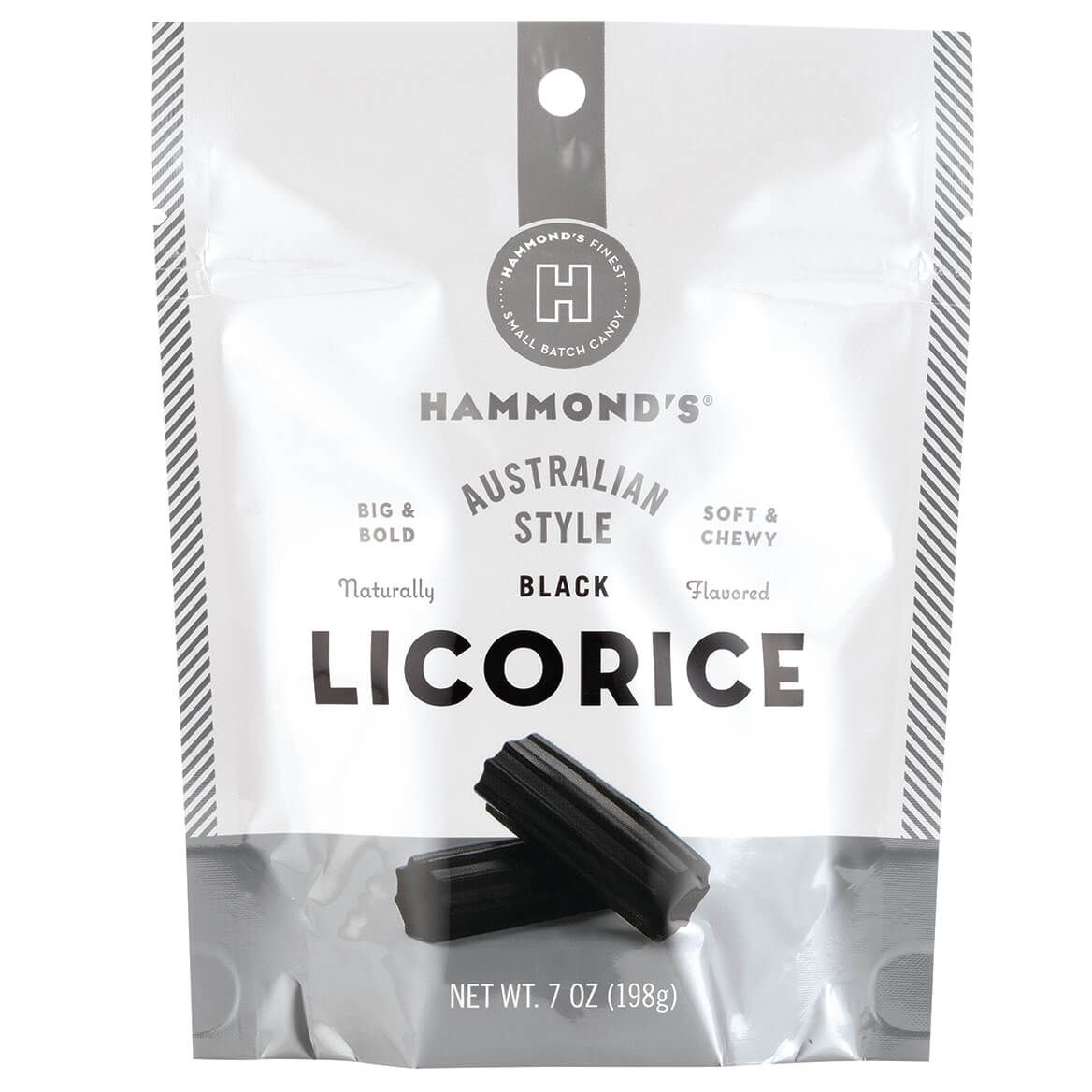 Hammonds® Australian Style Black Licorice, 7oz. + '-' + 370785