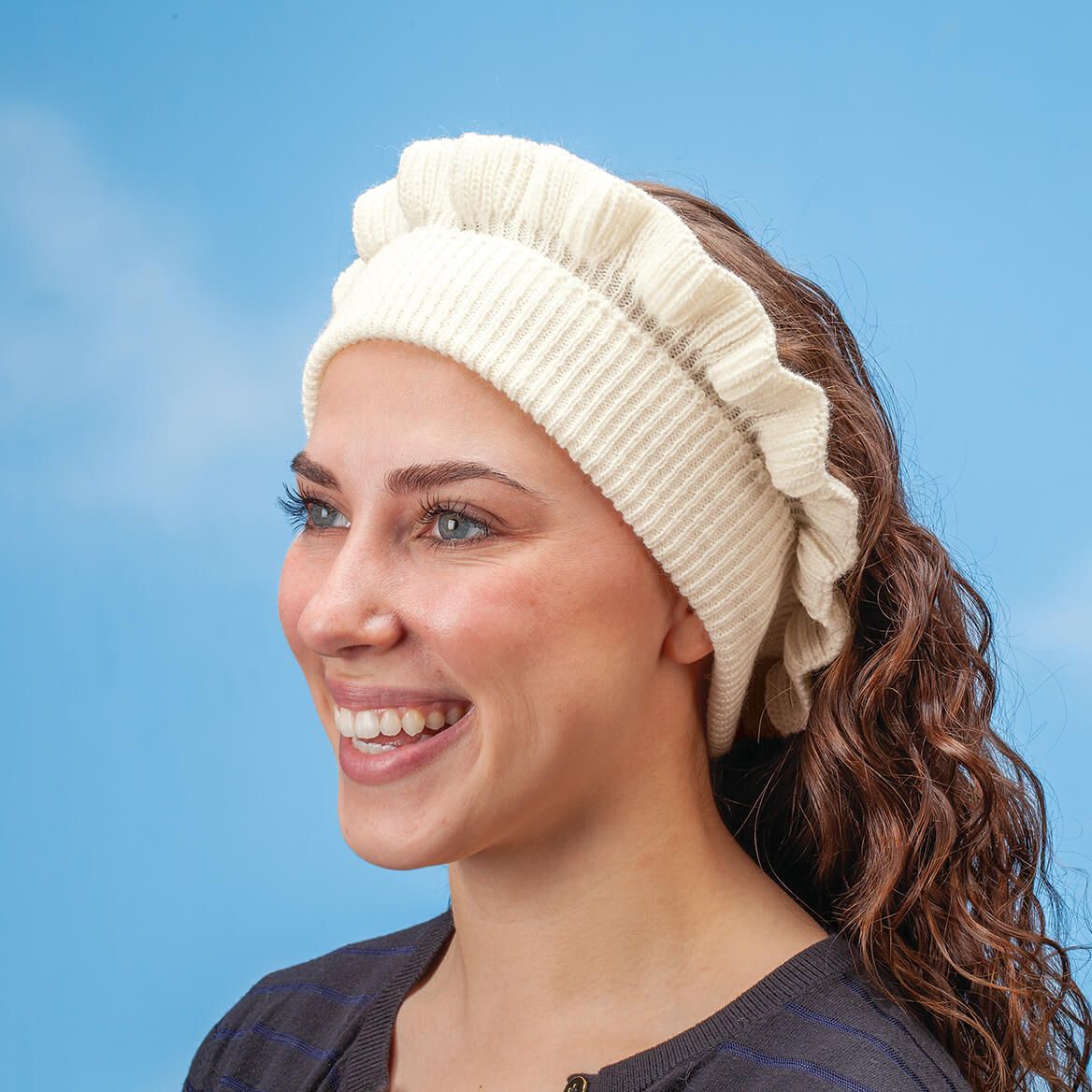 Ruffle Sweater Knit Collars, Set of 4 + '-' + 372200
