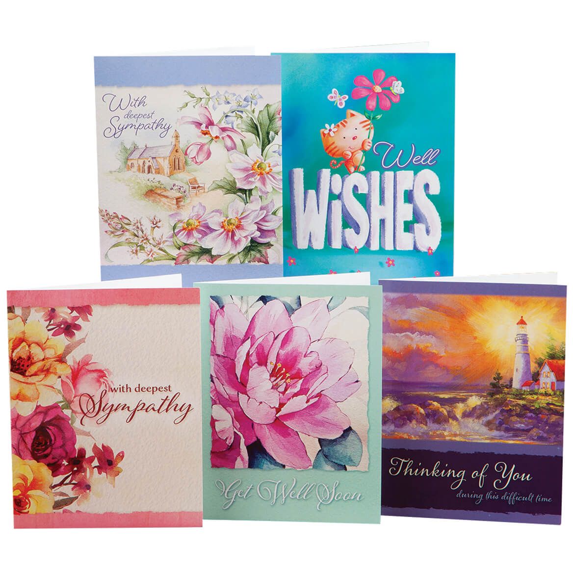 Sympathy and Encouragement Cards, Set of 20 + '-' + 372515